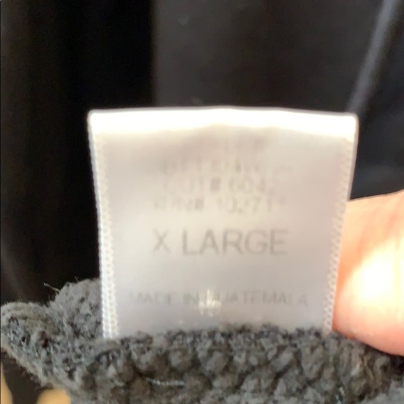 XL black lace up front sweatshirt - Picture 4 of 4